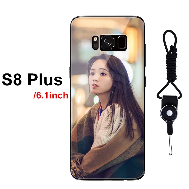 LANCHE чехол из закаленного стекла для телефона Samsung Galaxy S8 S9 S10 Plus индивидуальный