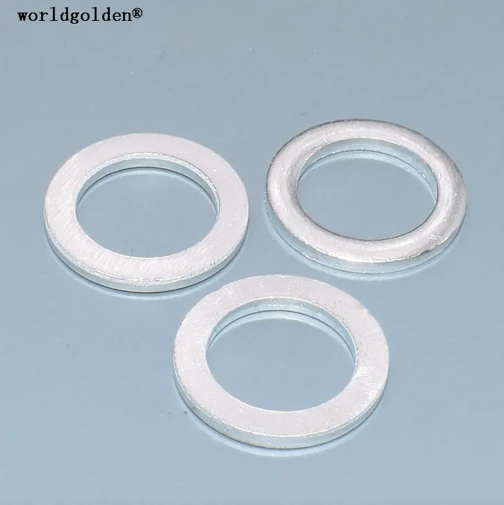 Worldgolden 100 шт Металлические крепежи для слива масла прокладка для Dri # 21513-23001N