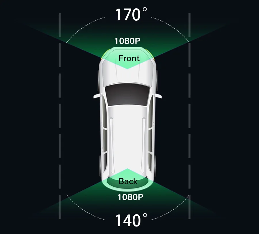 Автомобильный видеорегистратор E-ACE A20, 10 дюймов, камера с сенсорным потоком, зеркало с камерой заднего вида, FHD 1080 P, видеорегистратор, Автомобильный регистратор