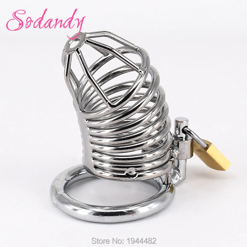 Мужские устройства целомудрия SODANDY металлическая клетка на член мужское