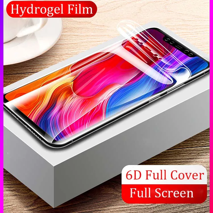 6D изогнутая мягкая Гидрогелевая пленка для защиты экрана для Xiaomi mi 5X 6X mi A1 A2 Lite mi x 3 Max3 стекло для Xiaomi mi 8 Lite Note 3