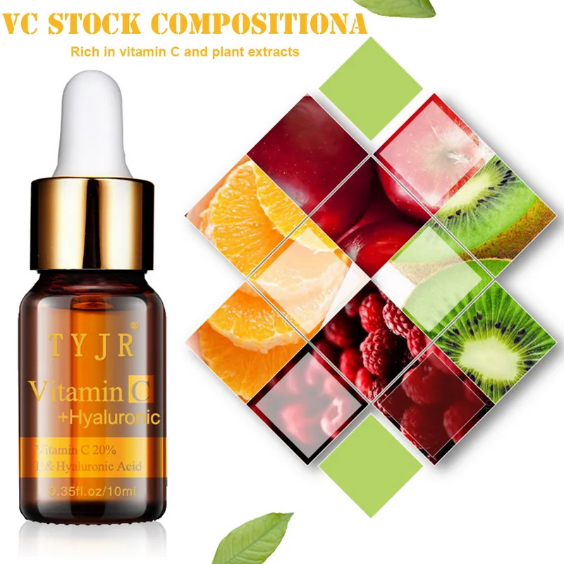 5 бутылок витамин С + гиалуроновая кислота эссенция для лица антивозрастная