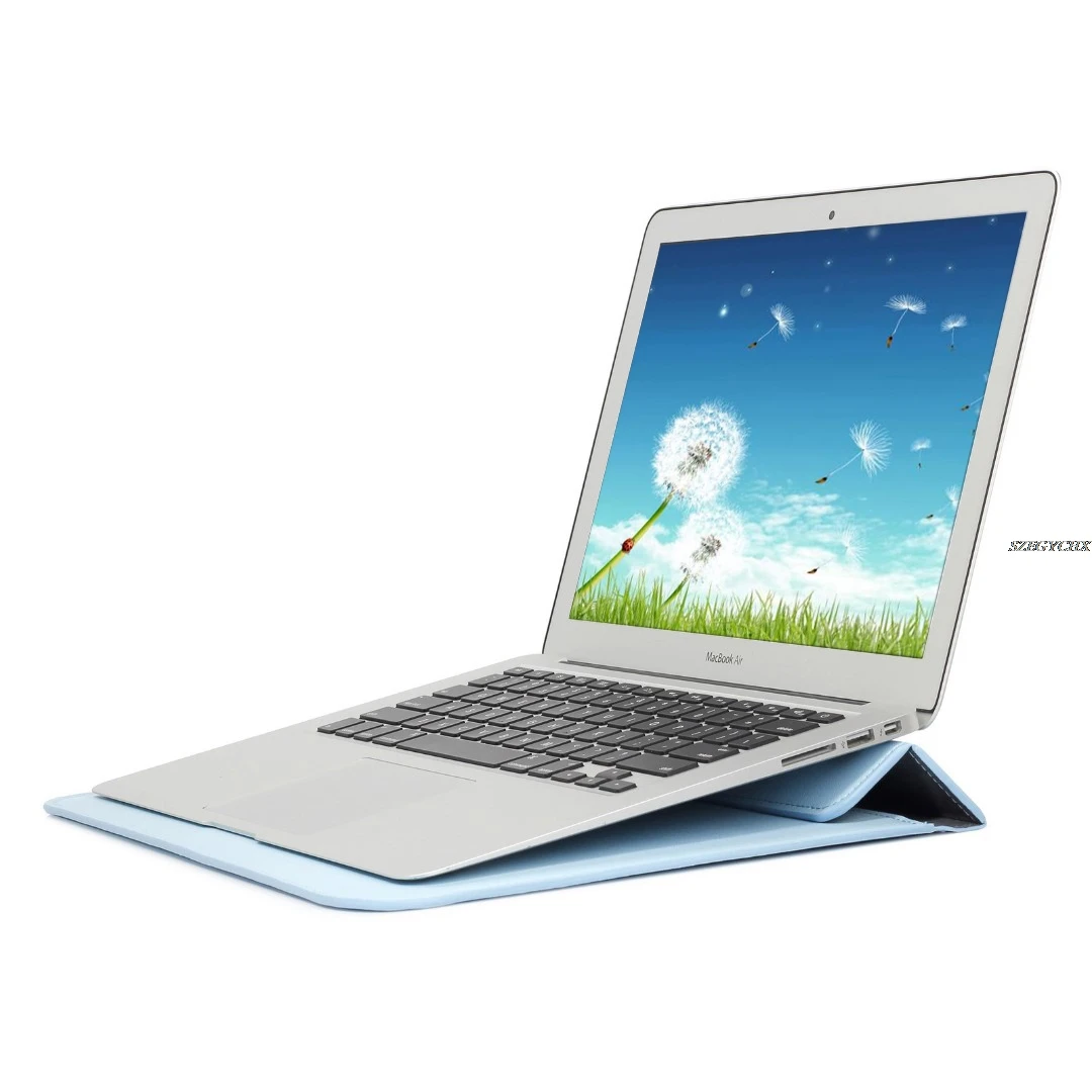 Новая кожаная сумка-чехол для Apple Macbook Air retina 16 12 13 15 чехол для ноутбука Pro 13,3 дюймов A1989 A1990 A1932