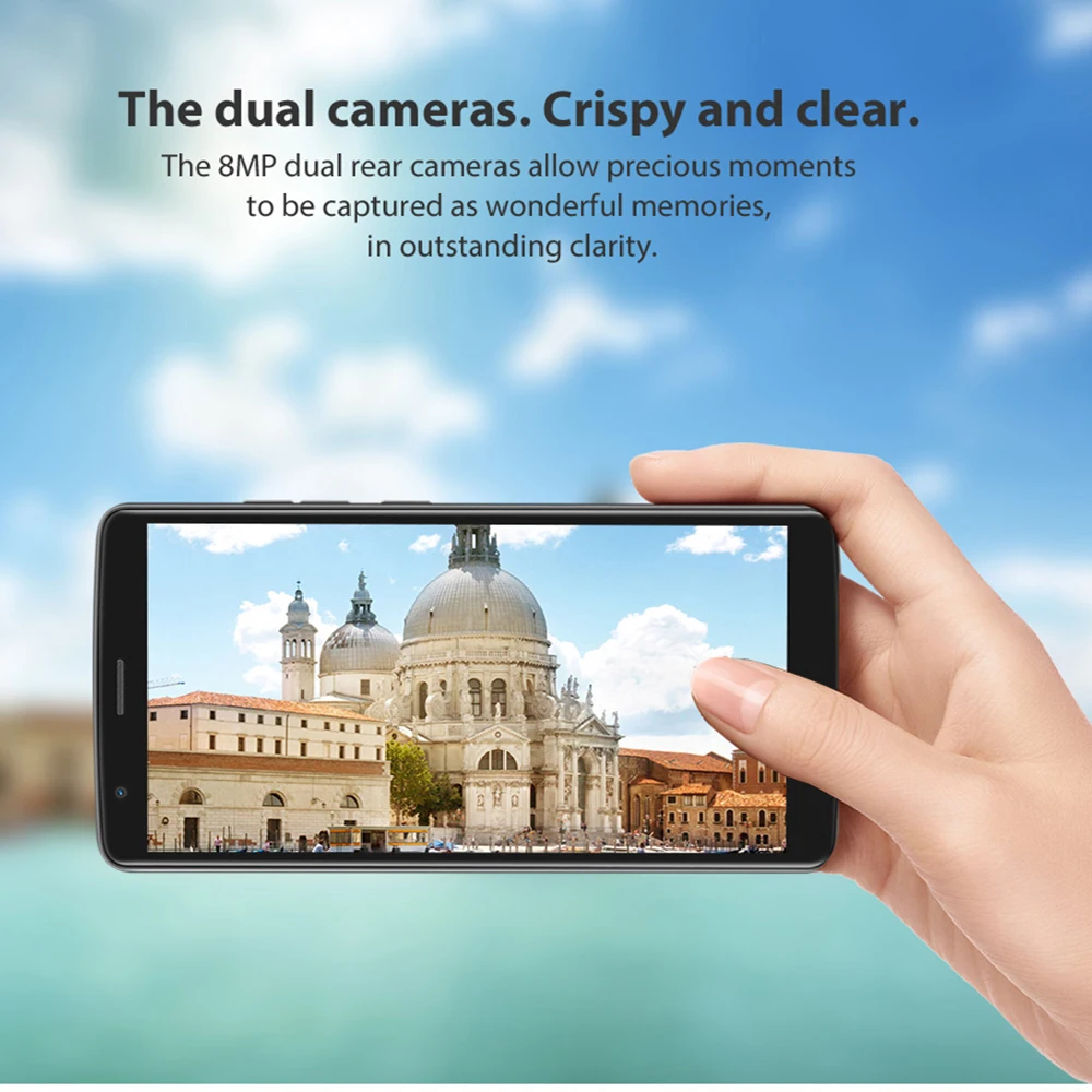 Blackview A20 Pro смартфон 2 ГБ+ 16 ГБ MT6739WAL 4 ядра Android 8,1 5,5 дюйма 18:9 полный Экран отпечатков пальцев 4 г мобильного телефона