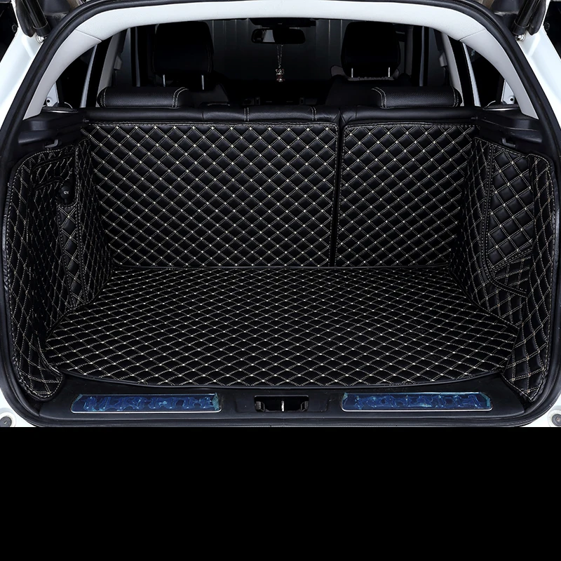 Волоконный кожаный коврик для багажника автомобиля Range Rover Evoque 2011 2012 2013 2014 2015 2016 2017