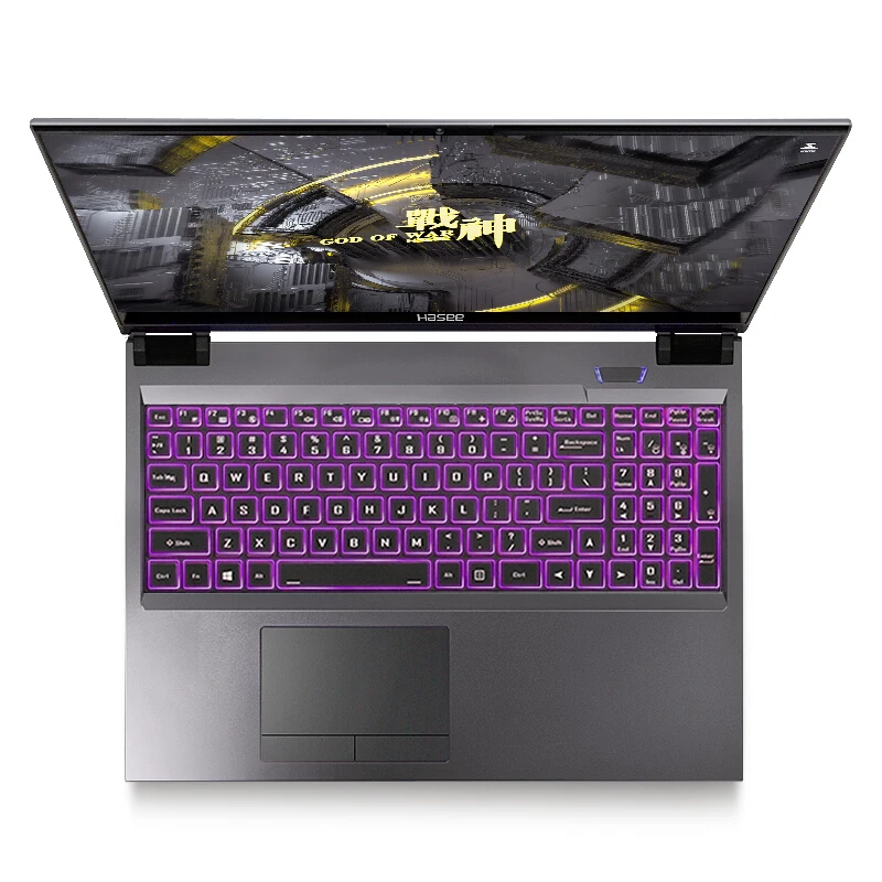 Ноутбук hasee Z9-CT7PK для игр(Intel Core I7-9750H+ RTX 2070/16GB ram/256G SSD+ 1T HDD/15,6 ''144Hz ips 72% NTSC
