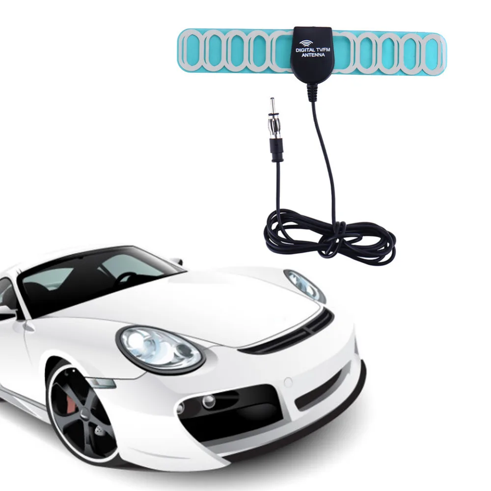 Автомобильная антенна 12 В ТВ/FM стерео радио с усилением 20 дБ сигнала усиленная