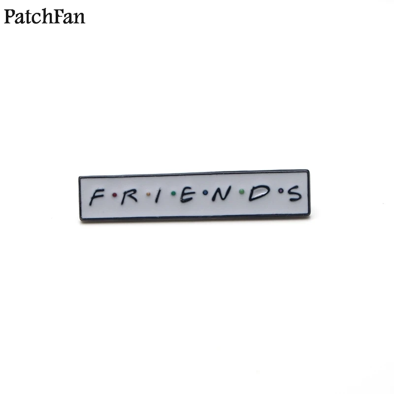 20 шт./лот Patchfan друзья ТВ шоу центральный Перк цинковый галстук забавные булавки броши для рюкзака, одежды для мужчин и женщин значки медали A1466