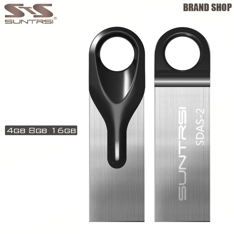 Suntrsi оптовая продажа USB флеш-накопитель 10 шт./лот металлический usb 2 0 карта памяти