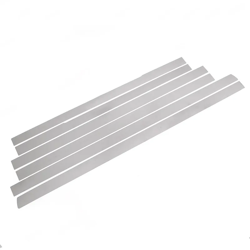 6 шт нержавеющая сталь матовый серебристый автомобиль наружные двери с