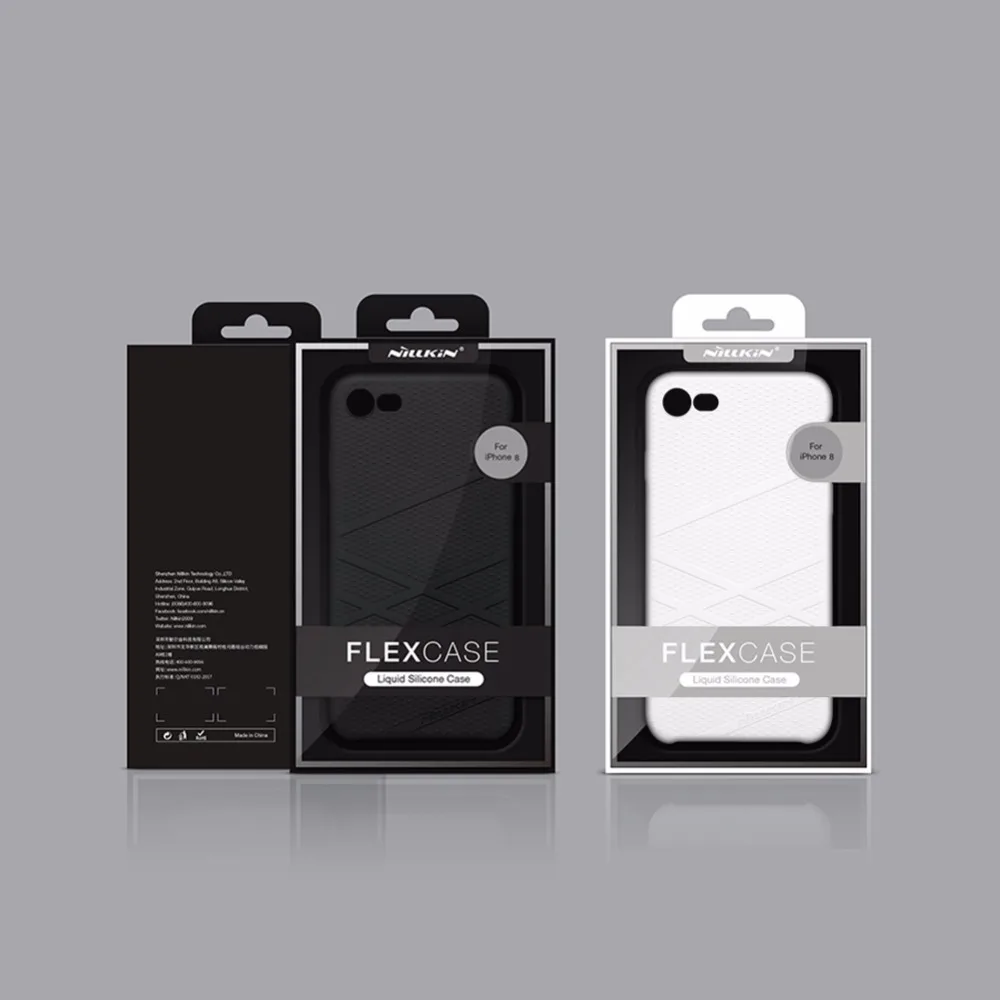Чехол для iPhone 8 4 7 "Nillkin Flex жидкий силиконовый чехол телефона TPU мягкая задняя