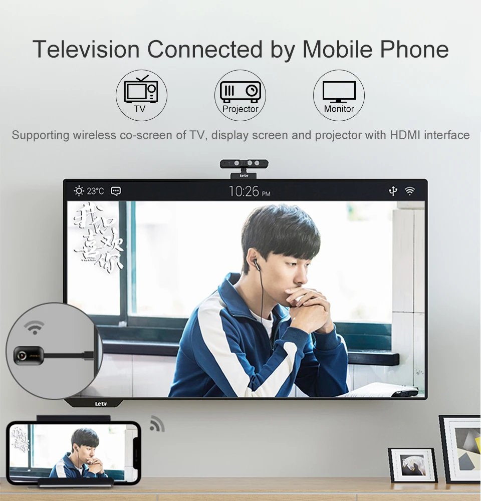 ТВ-палка Mirascreen G9 Plus 5G 4K Беспроводная для HDMI для Android fire для airplay для netflix для Miracast Wifi донгл зеркало