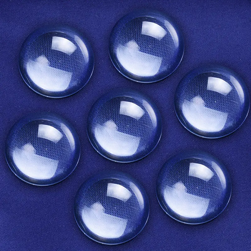 25 мм плоский стеклянный кабошон Полукруглый Стеклянный чехол 50 шт./упак. C3458|clear