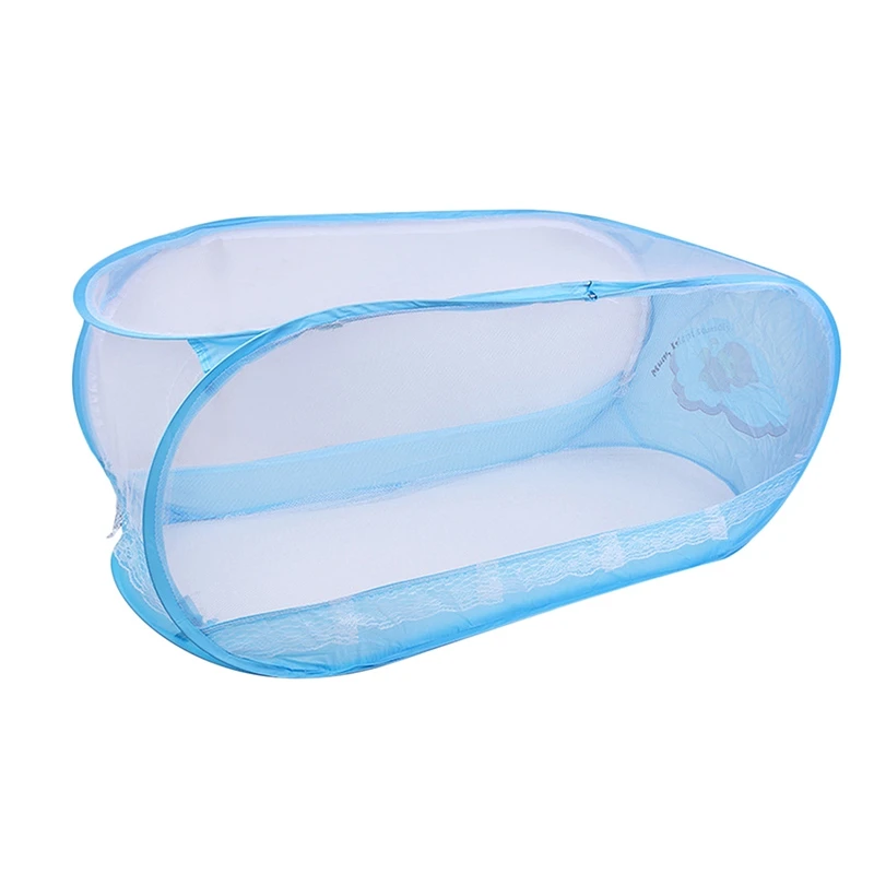 Летняя Детская противомоскитная для кровати детская колыбель сетка складное