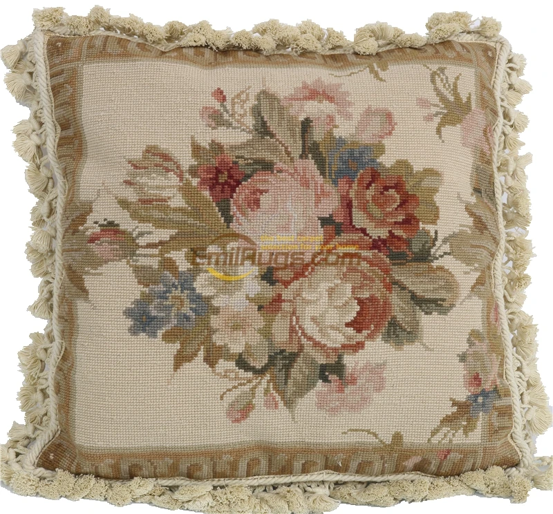 yk15-01 45x45cm Китайская шерстяная подушка ручной работы, Новая Зеландия, европейская роскошная подушка, квадратный диван, стул, Декор, вышивка - Цвет: yk15-01 45x45cm
