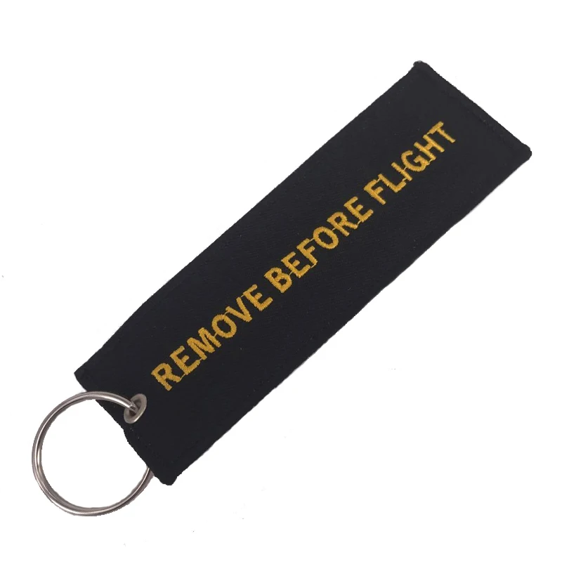 3 PCS/LOT Pilot Key Chain for Motorcycle Chains Aviation Gifts Fashionable Remove Before Flight KeychainEmbroidery Fob | Украшения и