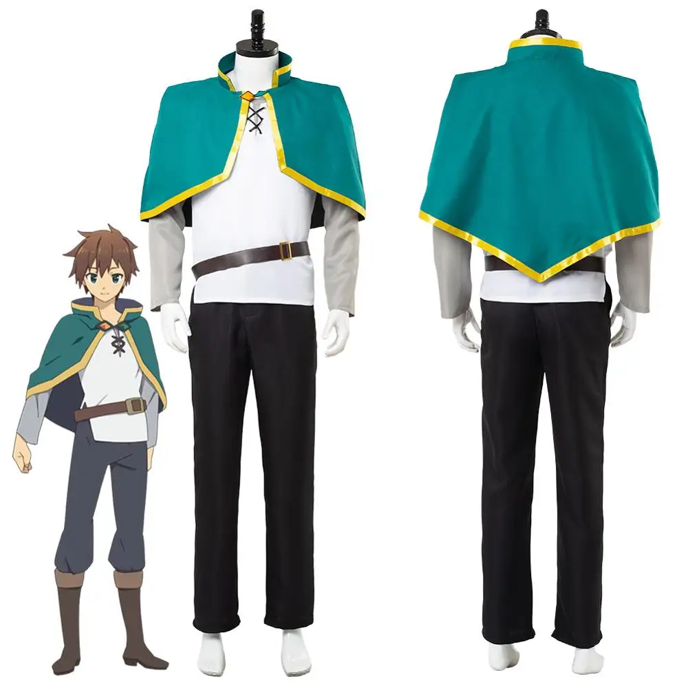 KonoSuba: благословение Бога на этот чудесный мир косплей костюм Satou Kazuma накидка