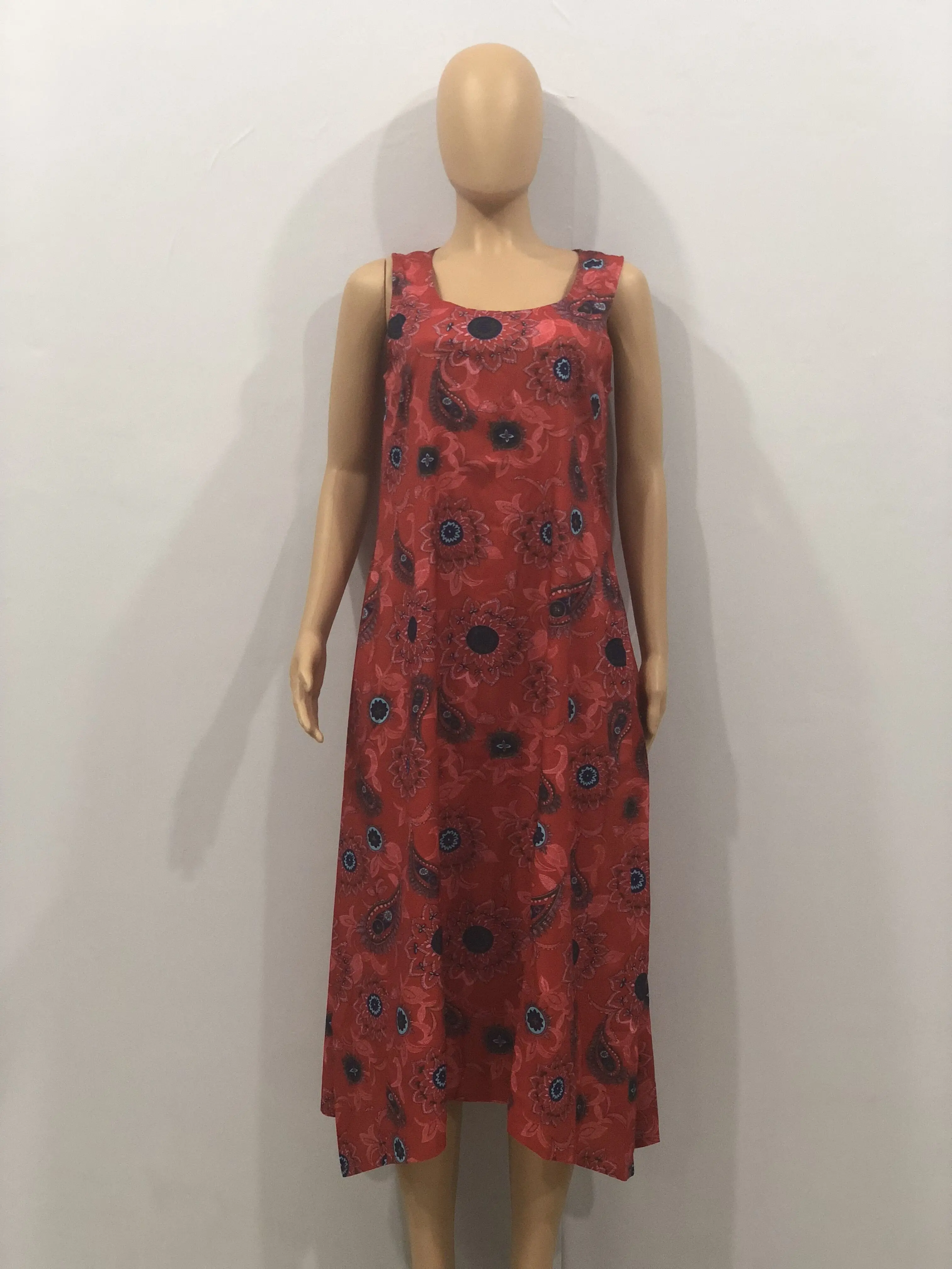 Женское летнее платье с цветочным принтом льняные повседневные модные длинные