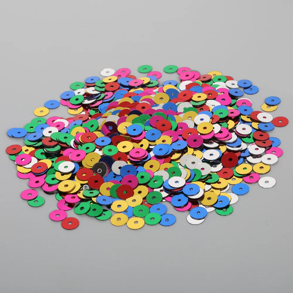 4-6 мм Разноцветные свободные блестки для аксессуаров одежды DIY Ремесло