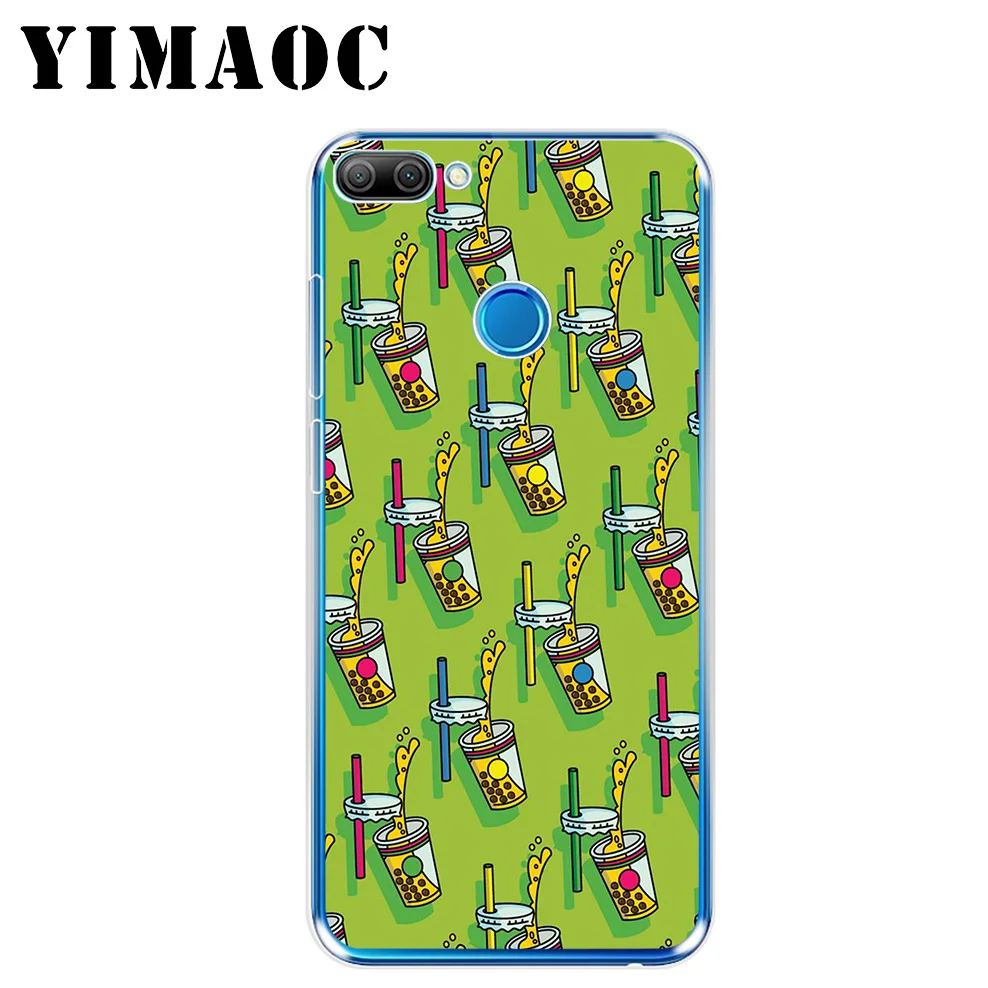 Yimaoc Bubble Tea Marvelous Soft Case for Huawei Mate 30 20 P30 P20 P10 P9 P8 2015 2016 2017 P Smart Lite Pro |