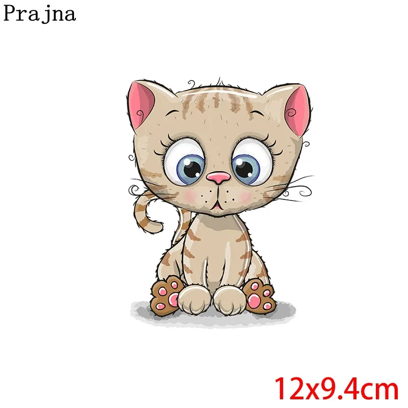 1299 Prajna Мультяшные милые наклейки, печатные, железная теплопередача на ткань, лунный кролик, виниловый переводной материал для одежды, сделай сам, тепловой Декор F - Цвет: 1299