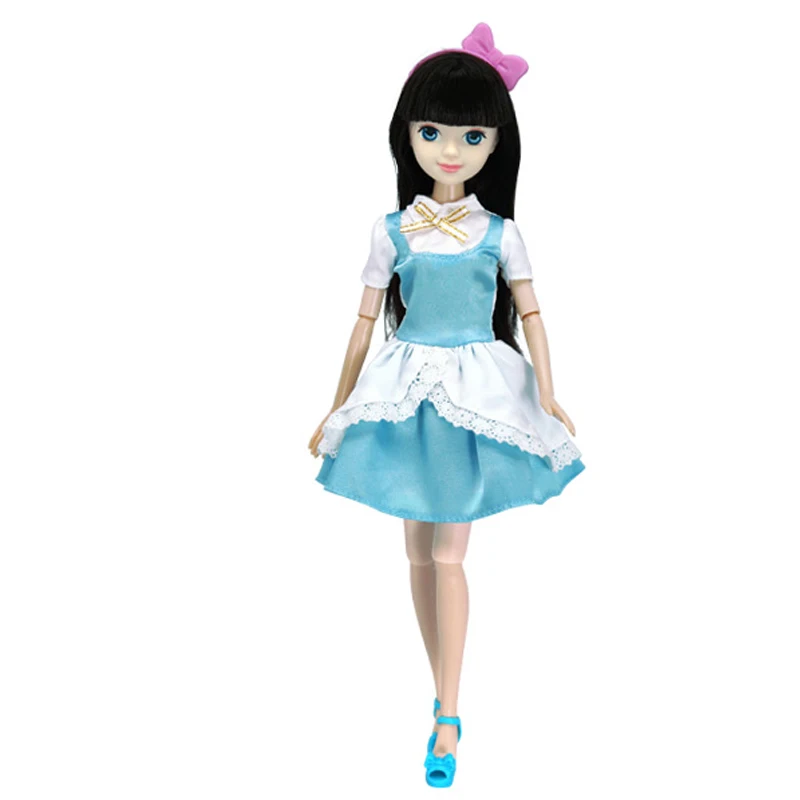 Серый 13 подвижных шарниров 1/6 3D глаза BJD куклы игрушки с аксессуарами одежда обувь сумка шляпа модная фигурка Nake Куклы Игрушки для девочек подарок - Цвет: Серый