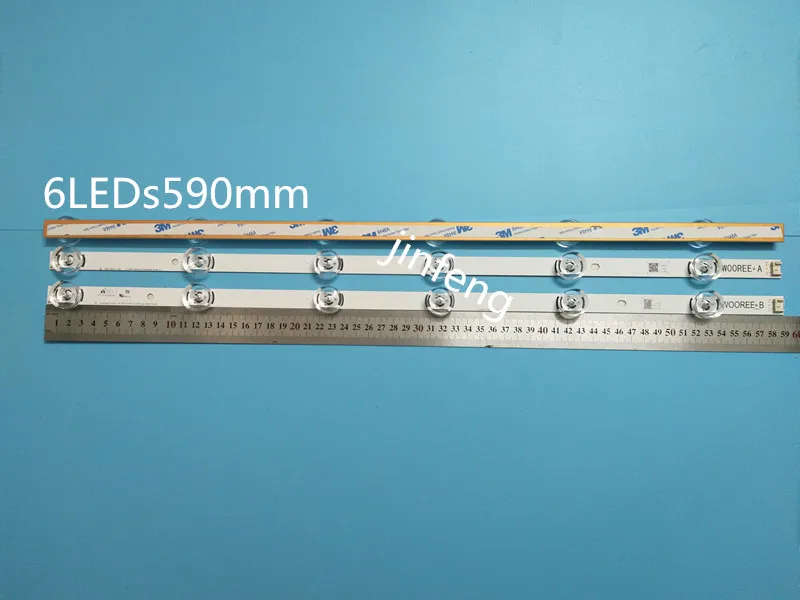 New Original Kit 3 PCS 6LED 590mm LED backlight strip for LG 32LB580 32LB562V 32LB650V 6916L-1841A 6916L-1842A DRT3.032&quot_A B |