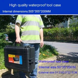 Высококачественный ящик для инструментов водонепроницаемый чехол для инструмента, чехол для камеры, ящик для инструментов, ударопрочный, герметичный, с предварительно вырезанной поролоновой подкладкой