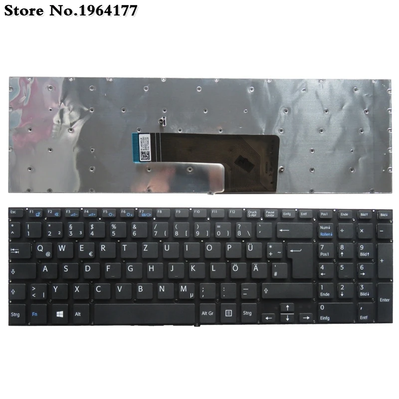 Новая клавиатура GR для ноутбука sony Vaio Fit SVF 15 SVF15 FIT15 SVF152 SVF153 SVF1541 greman версия без рамки черный