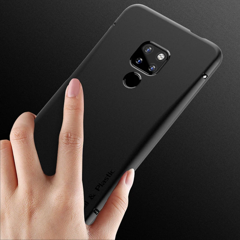 Чехлы для Huawei Mate 20 чехол Capa жесткая задняя часть PC металлический бампер деловой