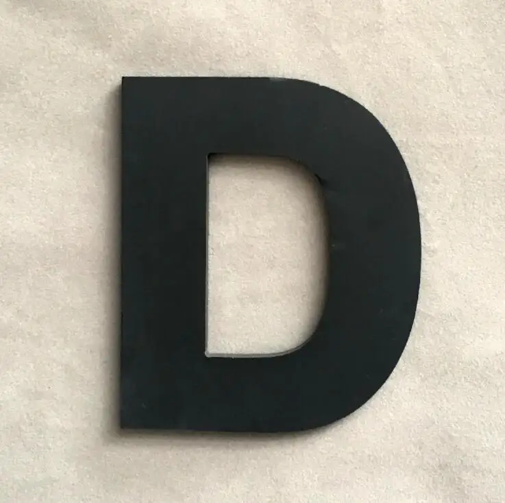 D 3D черная столичная английская стена для писем Наклейка ПВХ пенопластовая доска Алфавит художественная фреска спальня Свадебный декор Любовь Подарки DIY наклейки на стены - Цвет: D