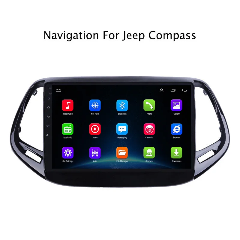 NAVITOPIA 9 дюймов 4G LTE WIFI головное устройство для Jeep Compass 2017 Android 6 0 2G + 32G автомобильный