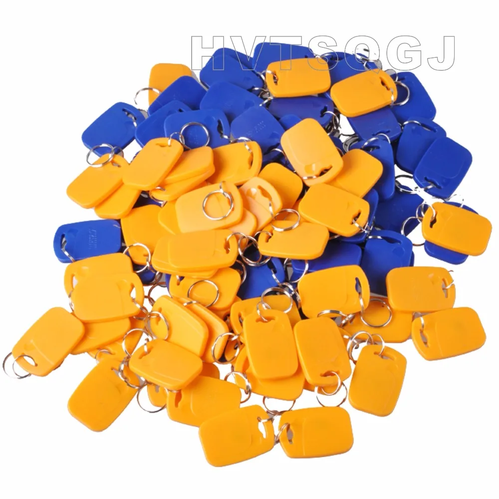 

100pcs TK4100 125 KHz RFID Contactless Plastic ABS Key FOB Free Shipping