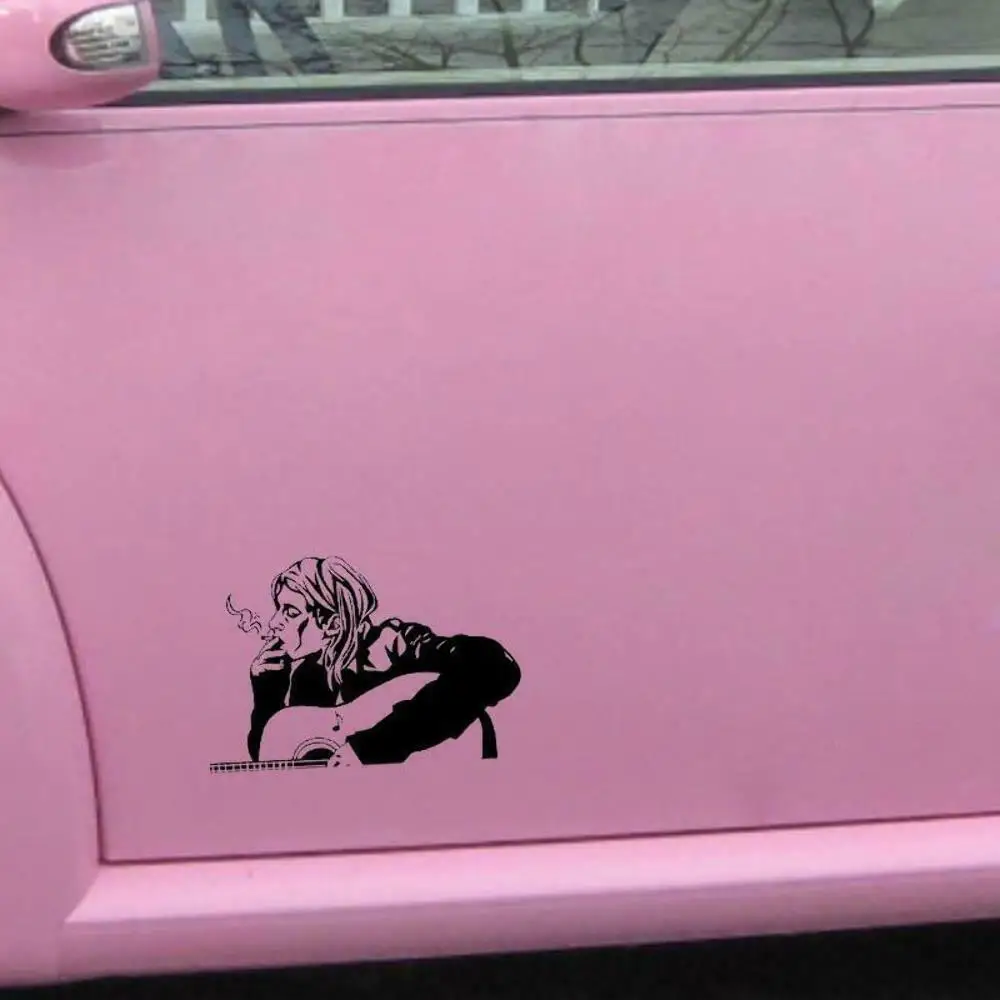 Kurt Cobain курильщик певица окна автомобиля бампер виниловые наклейки JDM Стикеры