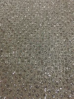 ap21007 5yards silver color dot sexy design glued glitter net tulle mesh sugar lace for weddingpartylady dress