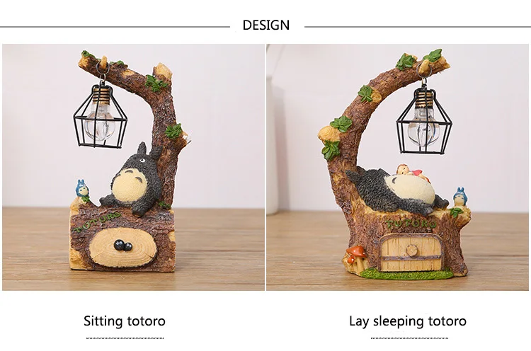 Kawaii Totoro, милая детская лампа, мультяшный Artpad, детский Ночной светильник, детская настольная лампа, настольный декор, светильник для чтения в спальню, Подарочные Лампы