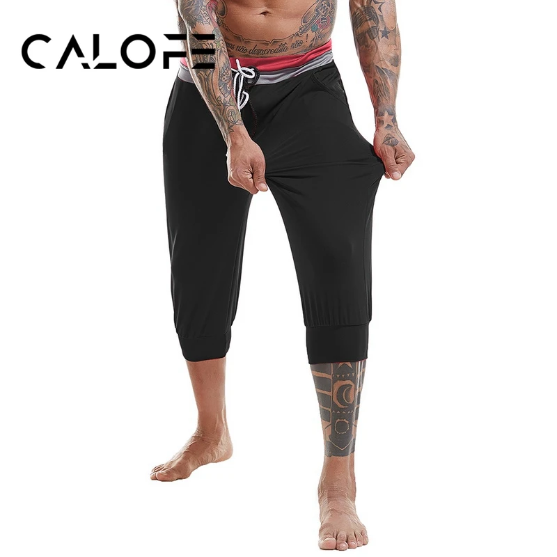 CALOFE, Мужские штаны для бега, для спортзала, спортивные штаны для бега, Спортивные Леггинсы, тренировочные штаны для спортзала, мужские спортивные штаны для бега