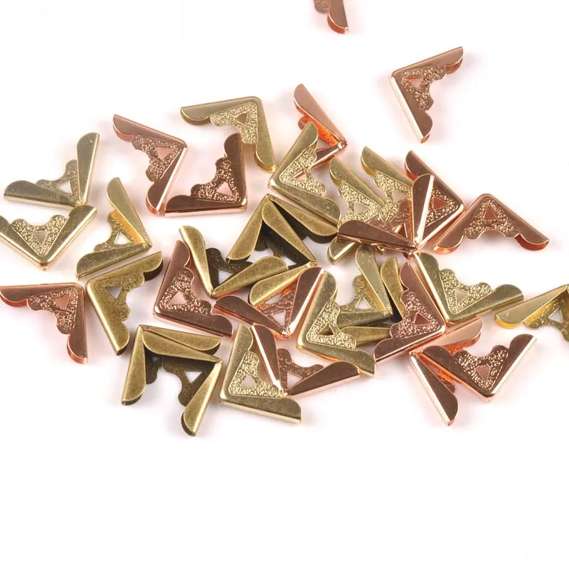 50 шт. металлические защитные уголки для книг 17x17x2 5 мм