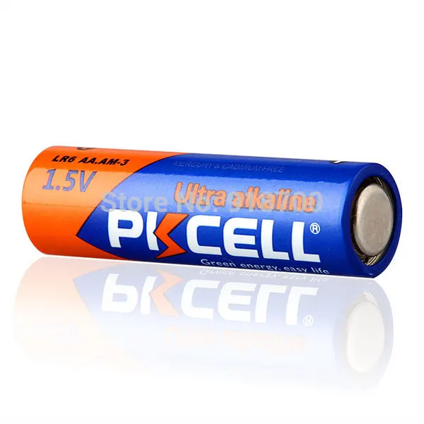 24 шт. PKCELL1.5V LR6 AA щелочные батареи AM3 + LR03 AAA сухие батарейки 1 5 в 3A AM4 | Электроника