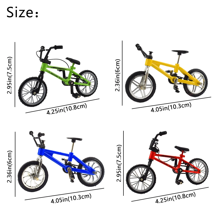 1 шт. палец BMX мини велосипед сплав детские игрушки для мальчиков Экстремальный Спорт Металл мини BMX горный модель велосипеда игрушки для детей Подарки