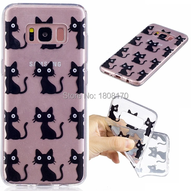 Мягкий чехол из ТПУ с мультяшным цветком для Samsung Galaxy S8 Plus J5 Prime J7 A3 A5 2017 J3 J510 J710 2016