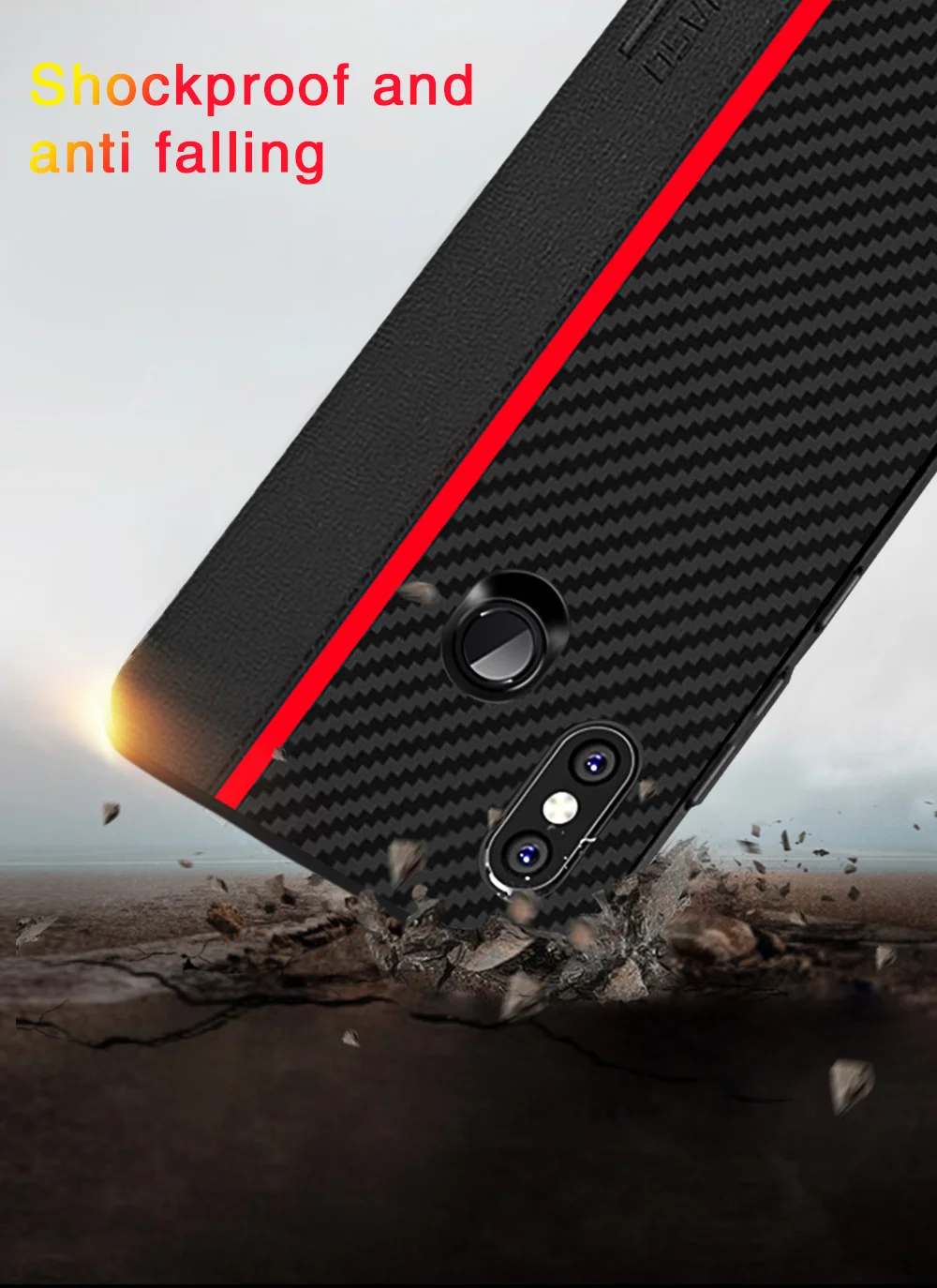Для Xiaomi mi 8 Lite чехол Оригинальное углеродное волокно кожа мягкий край Защитная крышка для Xiaomi mi 9 SE mi A2 Pocophone F1 чехол