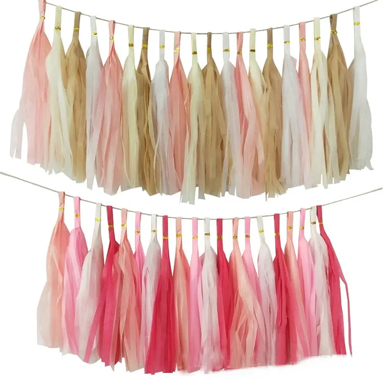 Гирлянда с кисточками для украшения свадеб 5 шт. | Дом и сад