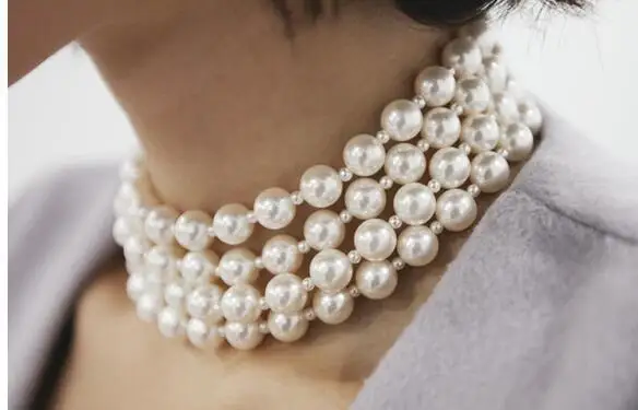68&quot 8-9mm natural freshwater genuine white pearl necklace 925silver | Украшения и аксессуары