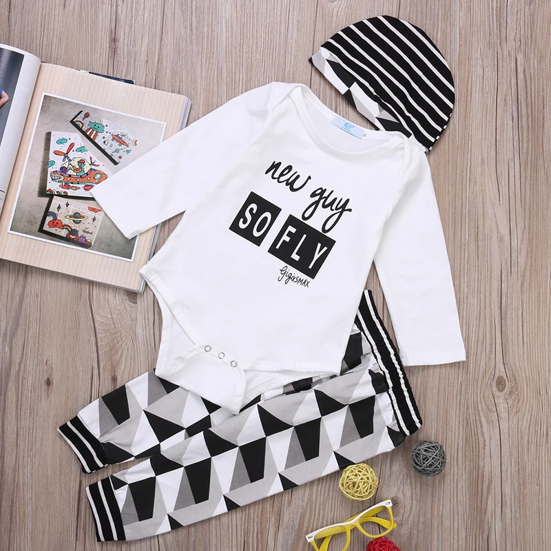 Комплект пижамы для детей Детские Костюмы новорожденных Шлёпанцы женщин 3 шт..