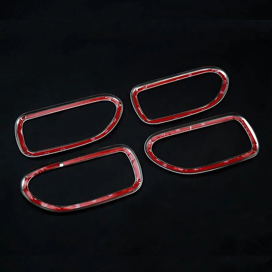

Matte ABS 4x Accessories Car Styling Inner Interior Door Handle Bowl Frame Cover Trim Sticker Fit For Nissan X-Trail 2008-2013