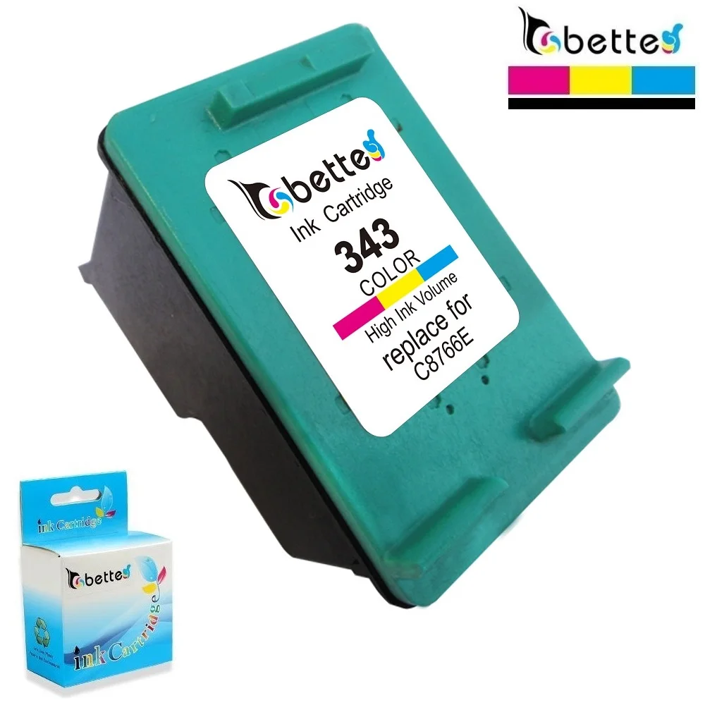 BETTE картридж для HP 343 hp343 Officejet 6300 6301 6304 6305 6307 6308 6310 6313 6315 6318 K7100 K7103 K7108 | Компьютеры и
