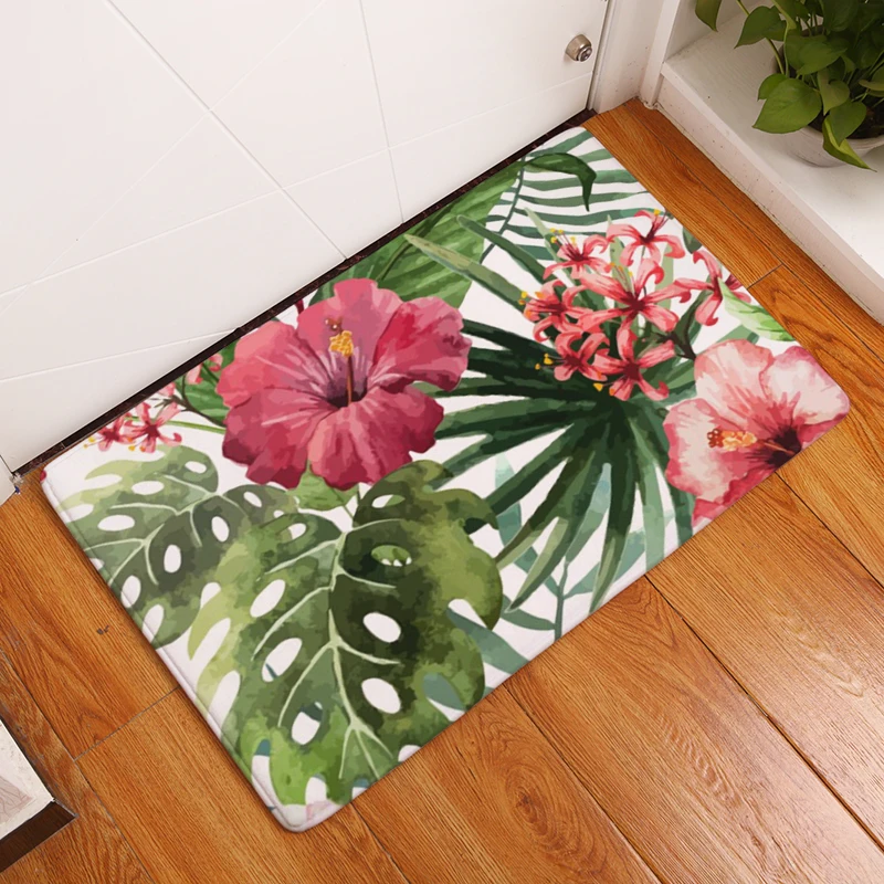 Горячая вода Противоскользящие коврики милый коврик под дверь с рисунком птицы