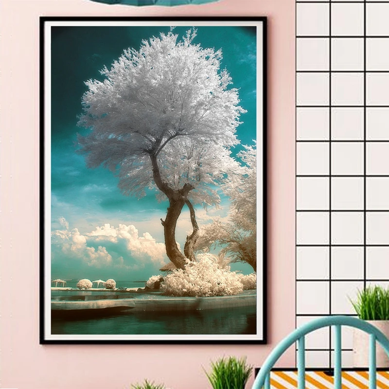 5D Алмазная вышивка Наборы вышивки крестом деревья Home Decor Алмаз Живопись Мозаика