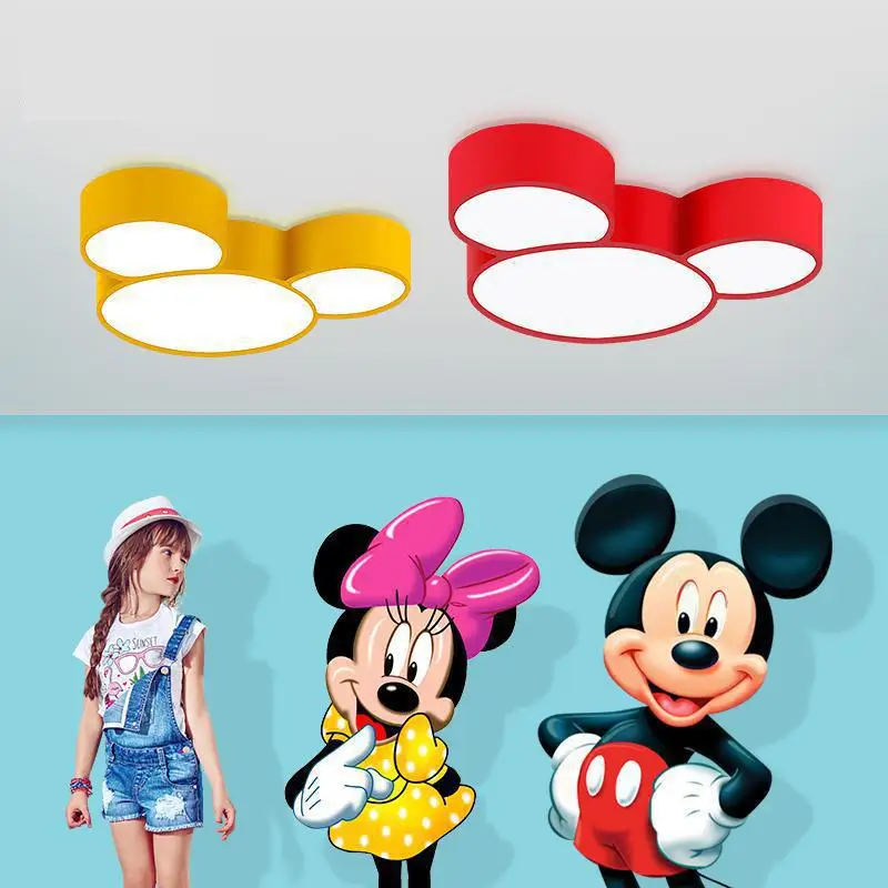 Детский сад цветной светодиодный потолочный светильник для подростковой